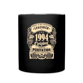 30. Geburtstag, Geschenk, Legende, Original, 1994 - Tasse einfarbig - Schwarz - Vorne