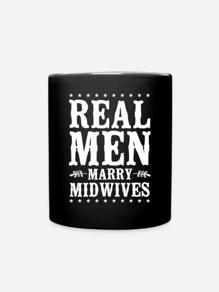 Nurse Midwife Birth Worker - Tasse einfarbig - Schwarz
