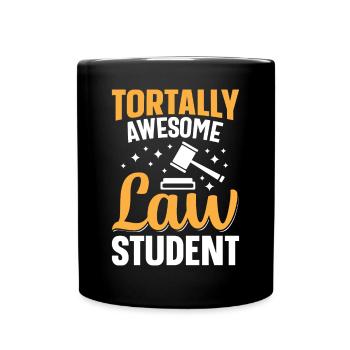 Law Degree Future Lawyer - Full Colour Mug - black - Front