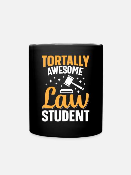 Law Degree Future Lawyer - Full Colour Mug - black