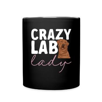 Foxred Labrador Fox Red Labrador Retriever - Full Colour Mug - black - Front