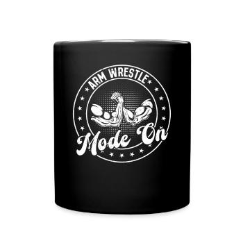 Bras de fer Bras de fer - Mode Bras de fer activé - Mug uni - noir - Devant