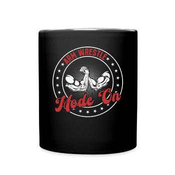 Mode Bras de fer activé - Bras de fer Bras de fer - Mug uni - noir - Devant