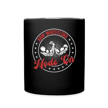Mode Bras de Fer activé - Bras de fer Bras de fer - Mug uni - noir - Devant