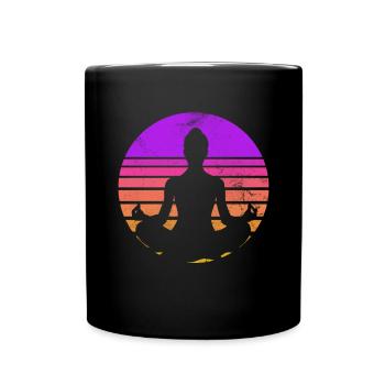 Meditation - Full Colour Mug - black - Front