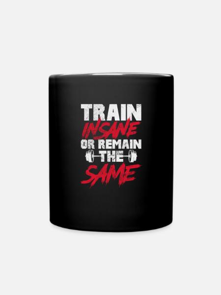 Bodybuilder - Tasse einfarbig - Schwarz