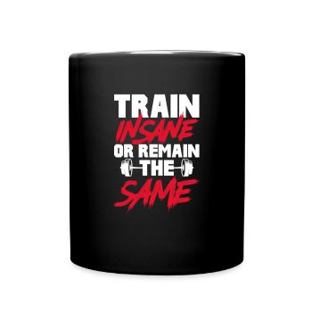 Bodybuilder Body Building Fitness Gym Gift - Full Colour Mug - black - Front
