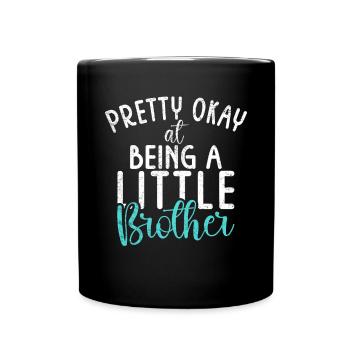 Little Brother Gifts - Tasse einfarbig - Schwarz - Vorne