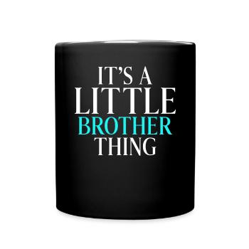 Little Brother Gifts - Tasse einfarbig - Schwarz - Vorne
