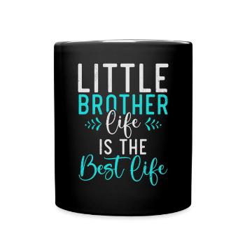 Cadeaux Petit Frère - Mug uni - noir - Devant