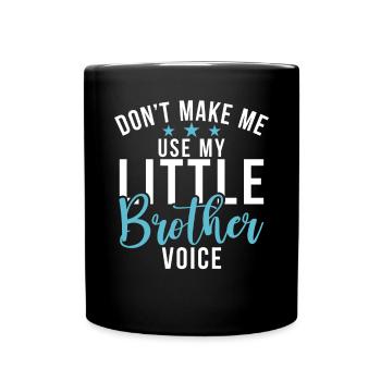 Little Brother Gifts - Tasse einfarbig - Schwarz - Vorne