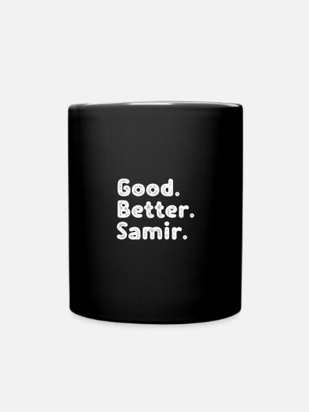 Good better Samir - Tasse einfarbig - Schwarz