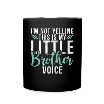 Little Brother Gifts - Tasse einfarbig - Schwarz - Vorne