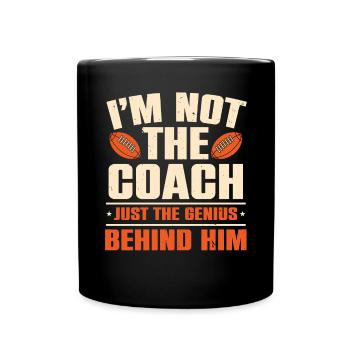 Assistant Coach Sport Trainer Team Coaching - Tasse einfarbig - Schwarz - Vorne