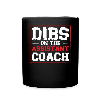 Assistant Coach Sport Trainer Team Coaching - Tasse einfarbig - Schwarz - Vorne