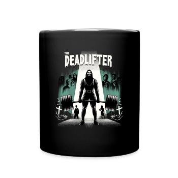 Horrifying Deadlifter Bodybuilding Workout - Tasse einfarbig - Schwarz - Vorne