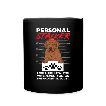 Foxred Labrador Fox Red Labrador Retriever - Full Colour Mug - black - Front