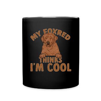 Foxred Labrador Fox Red Labrador Retriever - Full Colour Mug - black - Front