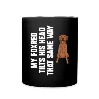 Foxred Labrador Fox Red Labrador Retriever - Full Colour Mug - black - Front