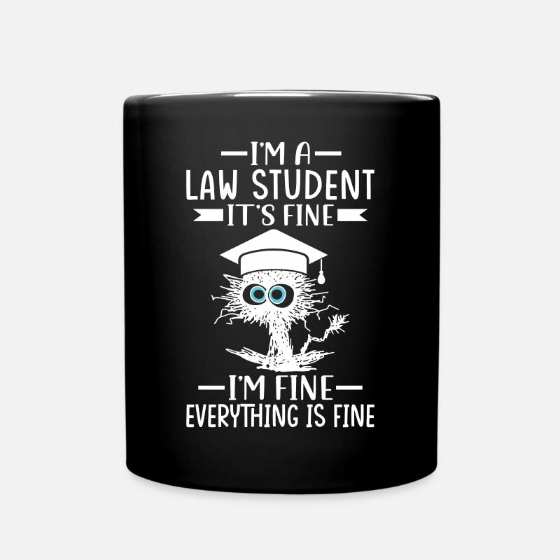 Drôle d’avocat de l’école de droit - Mug uni - noir