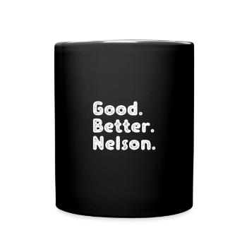 Good better Nelson - Tasse einfarbig - Schwarz - Vorne