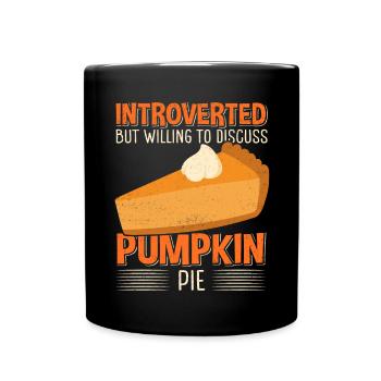 Pumpkin Pie Pumpkin Pie Gift - Full Colour Mug - black - Front