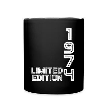 50e anniversaire 1974 Année de naissance - Mug uni - noir - Devant