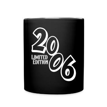 18e anniversaire 2006 Année de naissance - Mug uni - noir - Devant