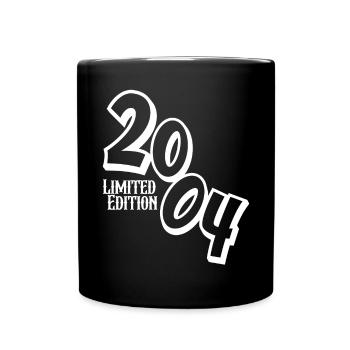 20ème Anniversaire 2004 Millésime - Mug uni - noir - Devant