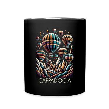 Cappacocia Ballon - Tasse einfarbig - Schwarz - Vorne