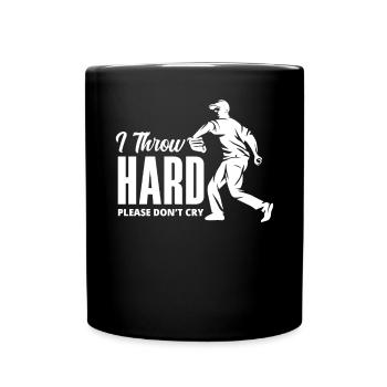 Drôle de baseball - Mug uni - noir - Devant