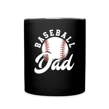 Funny Baseball - Full Colour Mug - black - Front