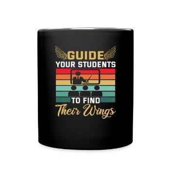 Bester Lehrer Rente Geschenkidee Schüler - Tasse einfarbig - Schwarz - Vorne