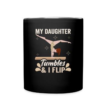 Artistic Gymnastics Gymnastics Coach Gymnastics Team - Full Colour Mug - black - Front