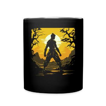 Muay Thaï Boxe Arts Martiaux Artiste Martial MMA - Mug uni - noir - Devant
