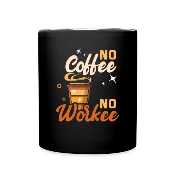 Ich Mag Kaffee Geschenkideen Kaffeeliebhaber - Tasse einfarbig - Schwarz - Vorne