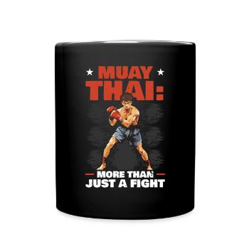 Muay Thai Boxing Martial Arts Martial Artist MMA - Full Colour Mug - black - Front