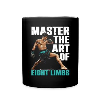 Muay Thai Boxing Martial Arts Martial Artist MMA - Full Colour Mug - black - Front