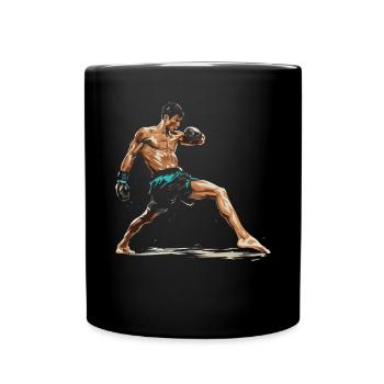 Muay Thaï Boxe Arts Martiaux Artiste Martial MMA - Mug uni - noir - Devant