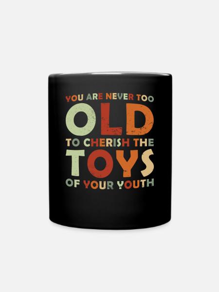 Toy Collector Toy Collecting Gift - Full Colour Mug - black