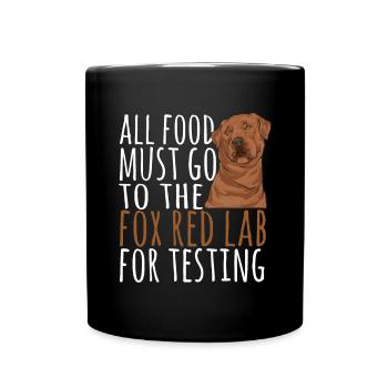 Foxred Labrador Fox Red Labrador Retriever - Full Colour Mug - black - Front