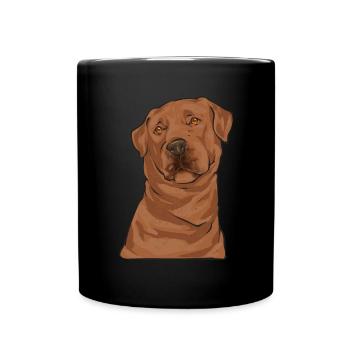 Foxred Labrador Fox Red Labrador Retriever - Full Colour Mug - black - Front
