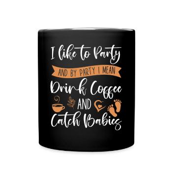 LD Labour And Delivery Nurse - Full Colour Mug - black - Front