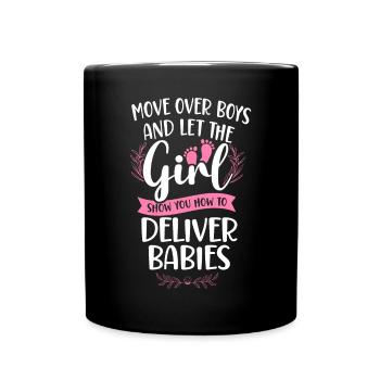 Infirmière spécialisée dans le travail et l’accouchement - Mug uni - noir - Devant