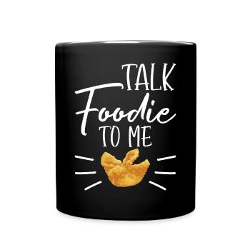 Funny Crab Rangoon Chinese Food - Full Colour Mug - black - Front
