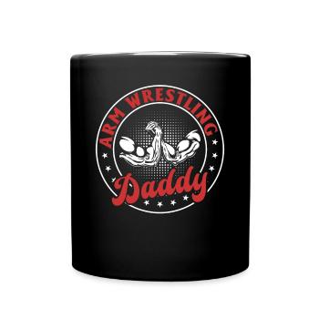 Bras de fer Papa Bras de fer Bras de fer Papa - Mug uni - noir - Devant