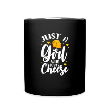Gâteau au fromage Cheesecake Cadeau alimentaire - Mug uni - noir - Devant