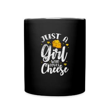 Cheese - Full Colour Mug - black - Front