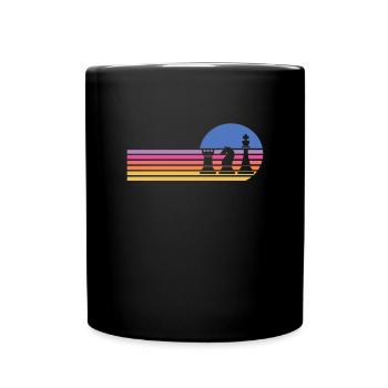 Chess Chessboard Checkmate Chess Player - Full Colour Mug - black - Front