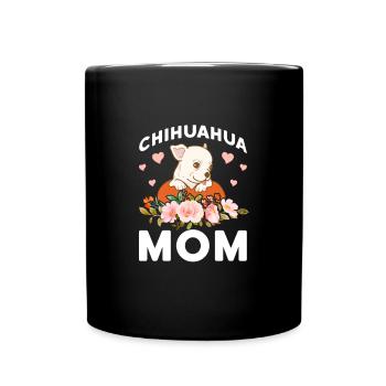 Chihuahua Dog Dog School Dog Owner Gift - Full Colour Mug - black - Front